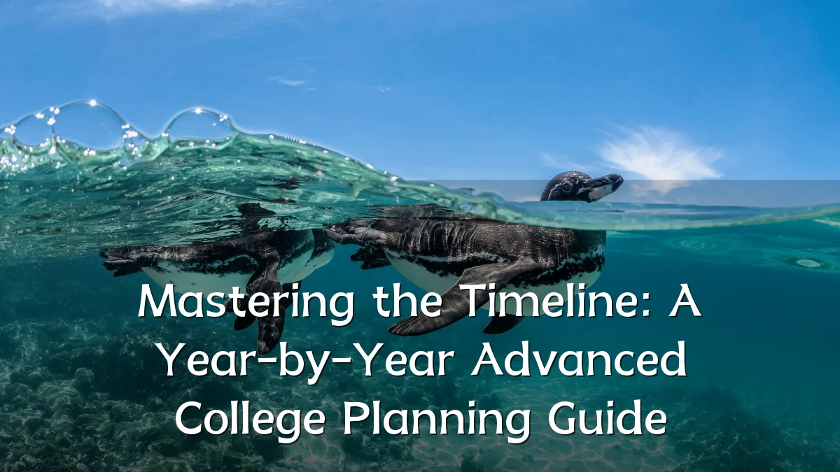 Mastering the Timeline: A Year-by-Year Advanced College Planning Guide