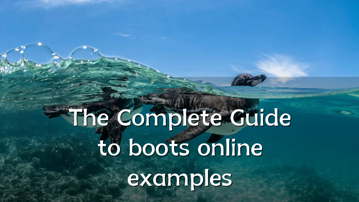 The Complete Guide to boots online examples