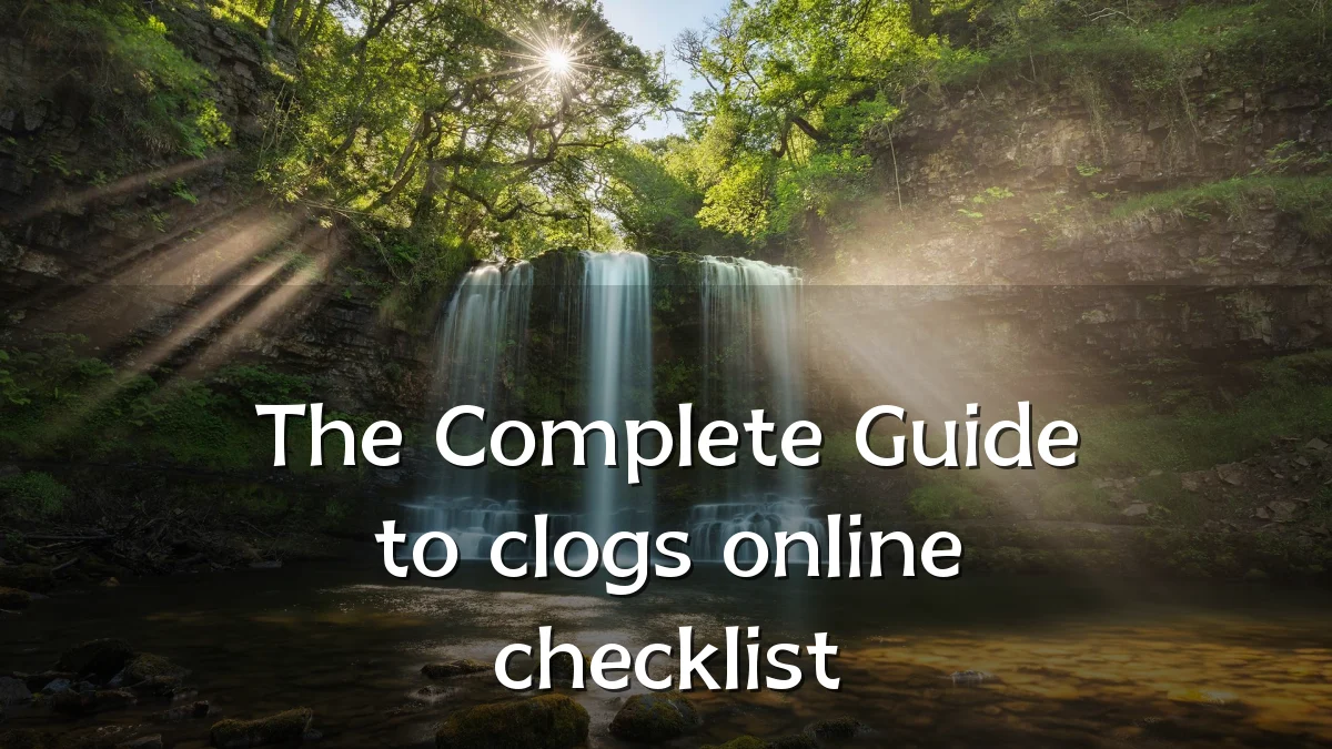 The Complete Guide to clogs online checklist