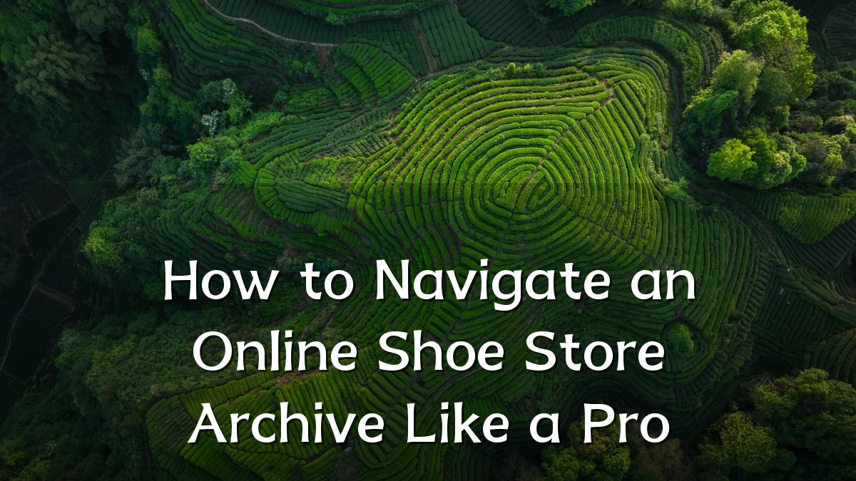 How to Navigate an Online Shoe Store Archive Like a Pro