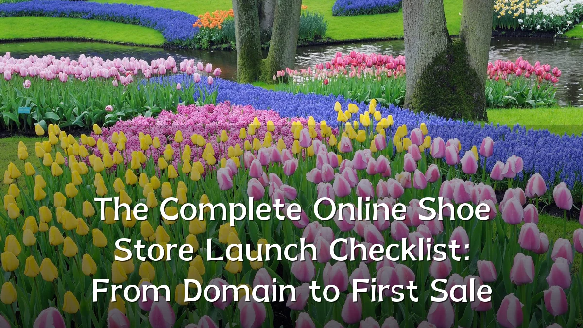 The Complete Online Shoe Store Launch Checklist: From Domain to First Sale
