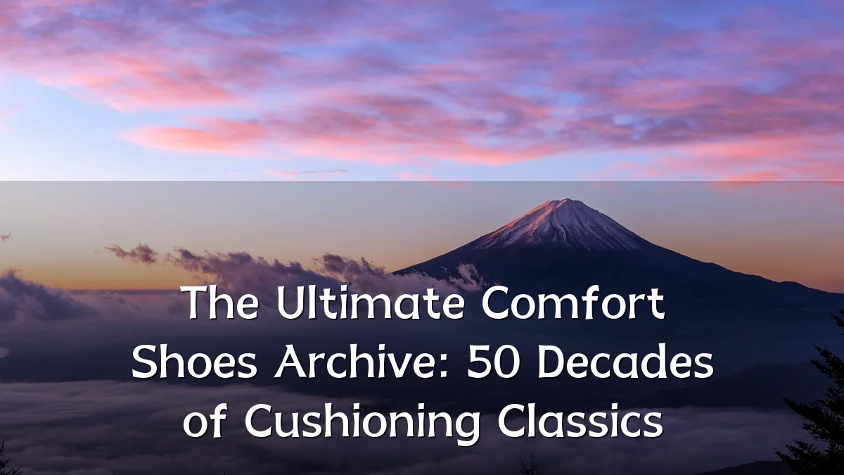 The Ultimate Comfort Shoes Archive: 50 Decades of Cushioning Classics