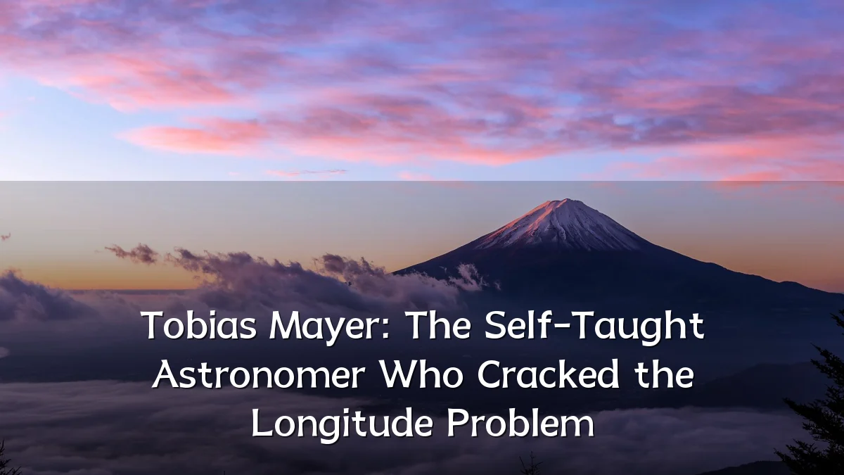 Tobias Mayer: The Self-Taught Astronomer Who Cracked the Longitude Problem