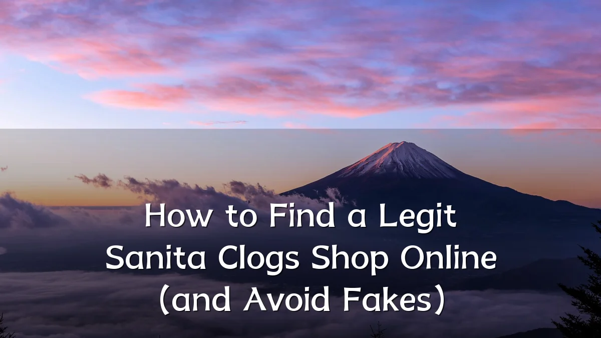 How to Find a Legit Sanita Clogs Shop Online (and Avoid Fakes)
