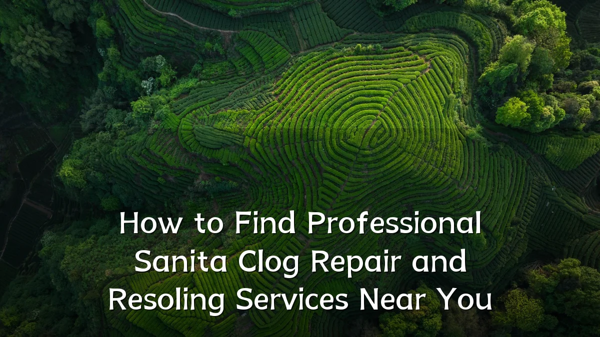 How to Find Professional Sanita Clog Repair and Resoling Services Near You