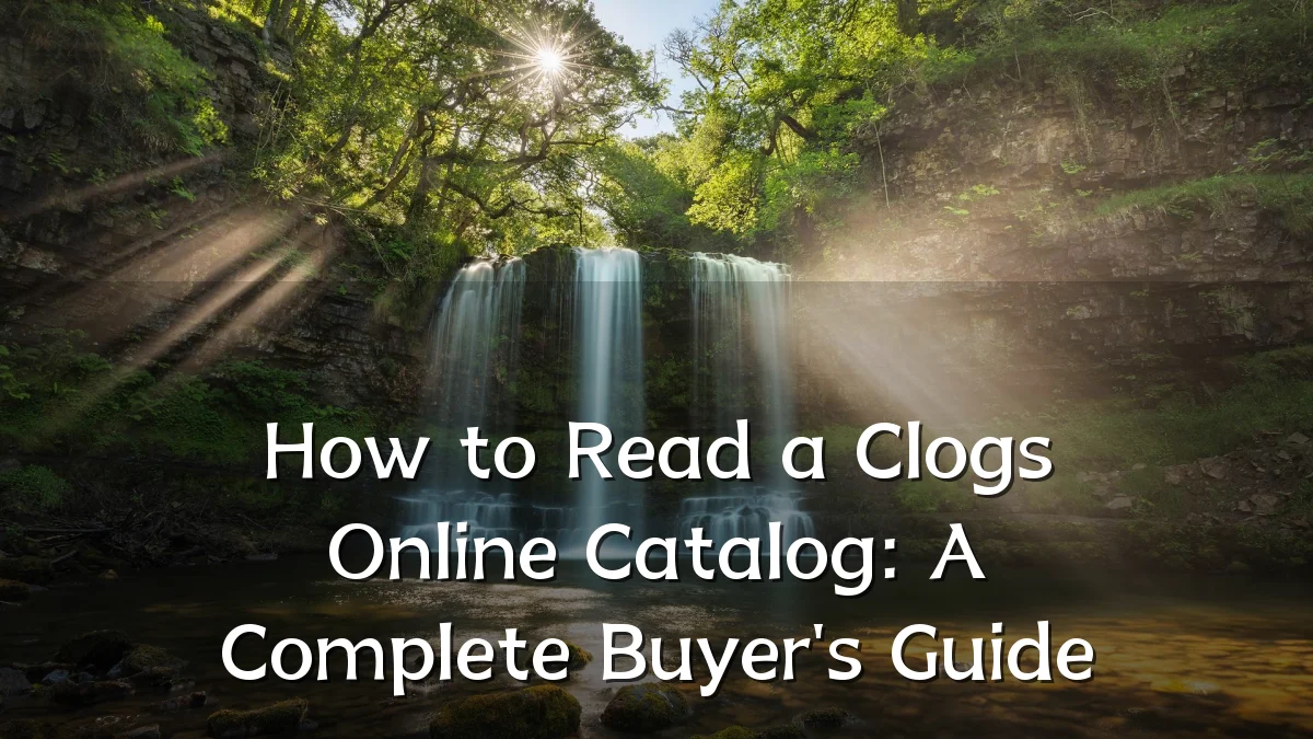 How to Read a Clogs Online Catalog: A Complete Buyer's Guide