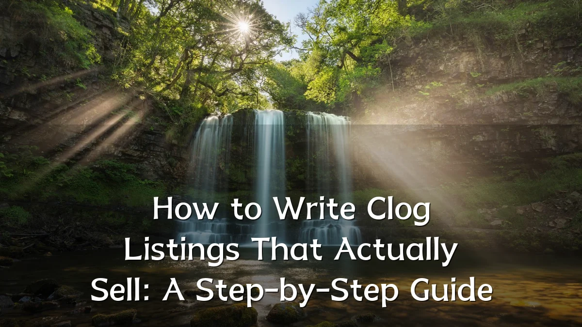 How to Write Clog Listings That Actually Sell: A Step-by-Step Guide