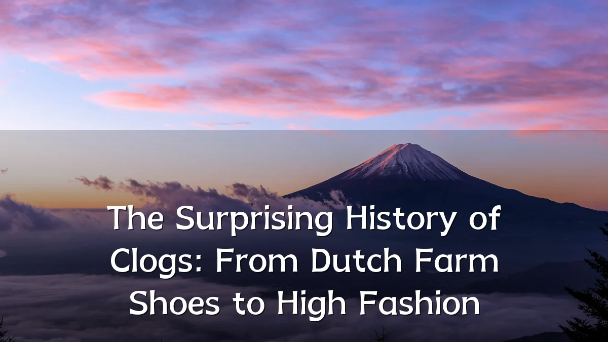 The Surprising History of Clogs: From Dutch Farm Shoes to High Fashion