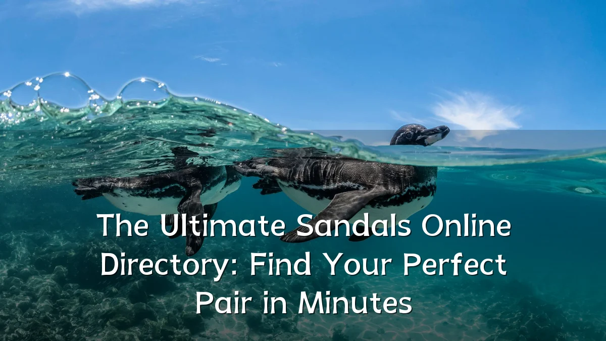 The Ultimate Sandals Online Directory: Find Your Perfect Pair in Minutes