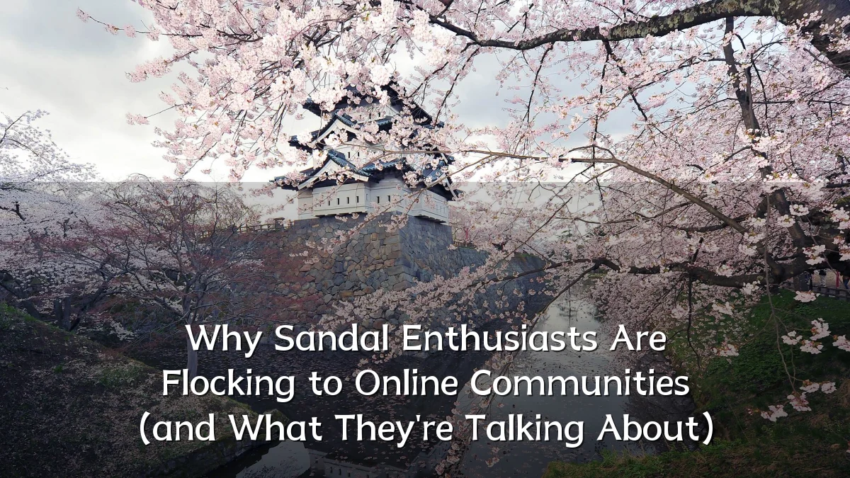 Why Sandal Enthusiasts Are Flocking to Online Communities (and What They're Talking About)